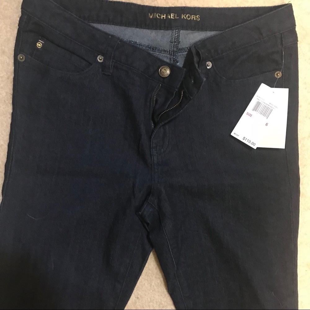 Michael Kors dark wash skinny Jean